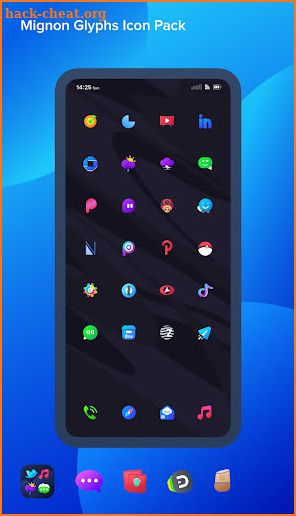 Mignon Glyphs Icon Pack screenshot