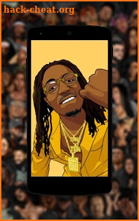 Migos (Quavo, Takeoff, Offset) Rapper Wallpaper screenshot