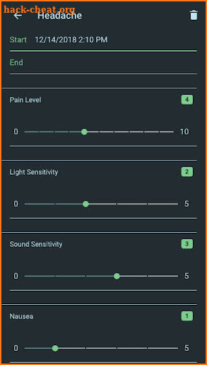 Migraine Coach screenshot