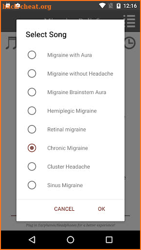 Migraine Headache Relief Music screenshot