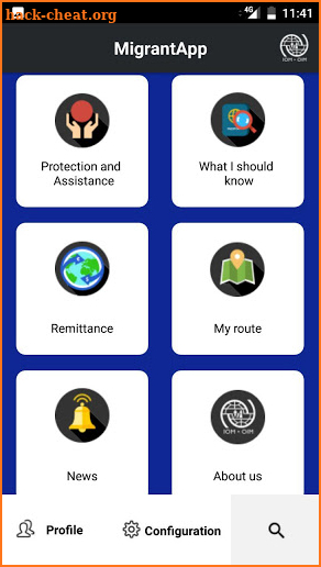 MigrantApp screenshot