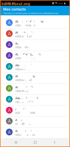 Migration Numéros screenshot