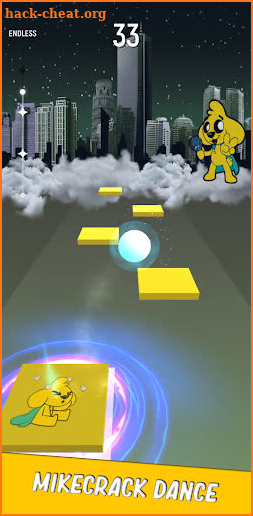 Mikecrack Tiles Hop Songs Game screenshot