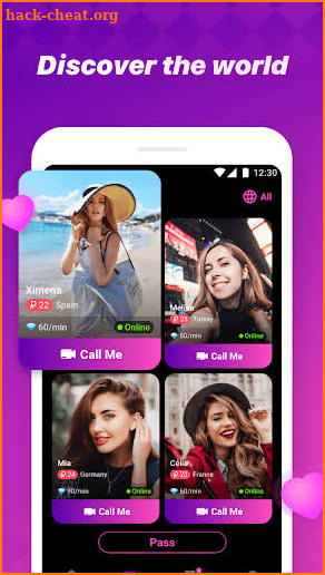 Miki: online video chat screenshot