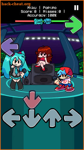 Miku on funkin music game screenshot