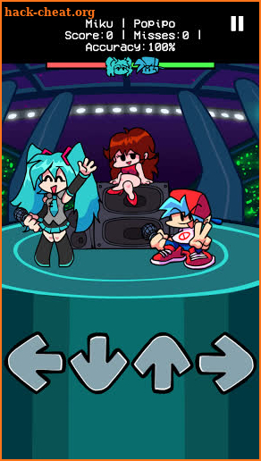 Miku on funkin music game screenshot