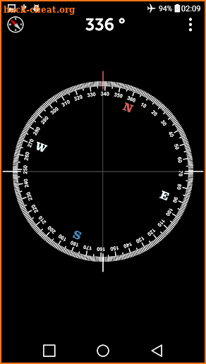 Mil & Grad Compass screenshot