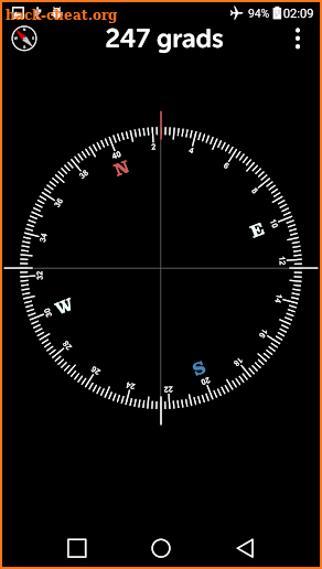 Mil & Grad Compass screenshot