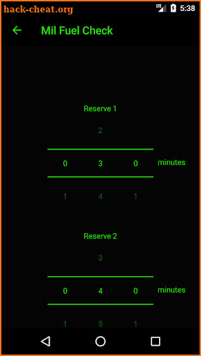 Mil Fuel Check screenshot