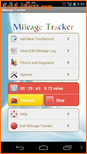 Mileage Tracker screenshot