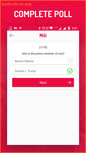 Mili - News & Poll screenshot