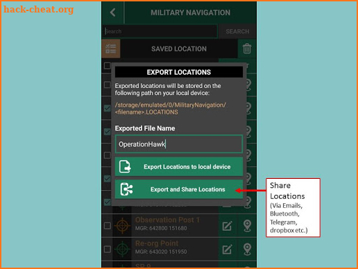 Military Navigation screenshot