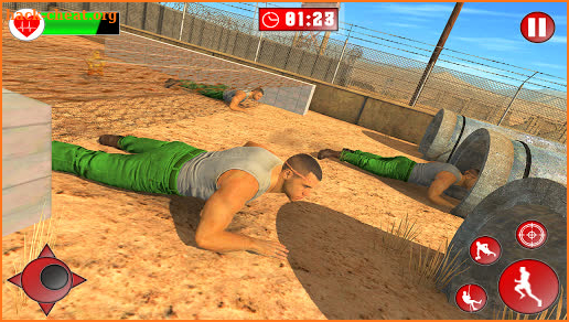 Military Obstacle Course - Us Army Training Game screenshot