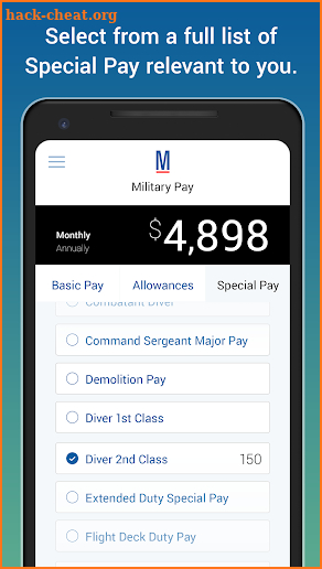 Military Pay by Military.com screenshot