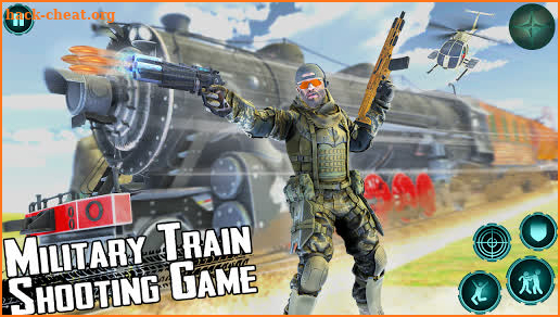 Military Train Shooting Game: Euro Train Simulator screenshot