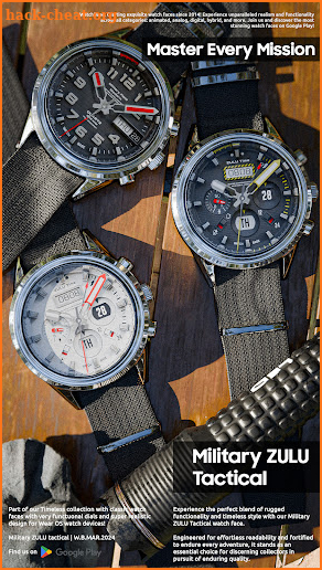 Military ZULU Tactical watch screenshot