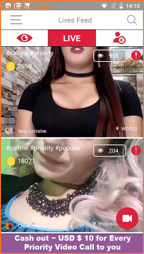 MILLIARD.TV LIVE - Follow, Paid Likes & Video Call screenshot