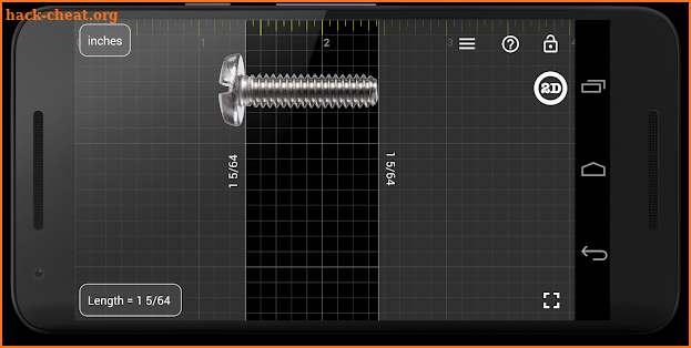 Millimeter Pro - ruler and protractor on screen screenshot