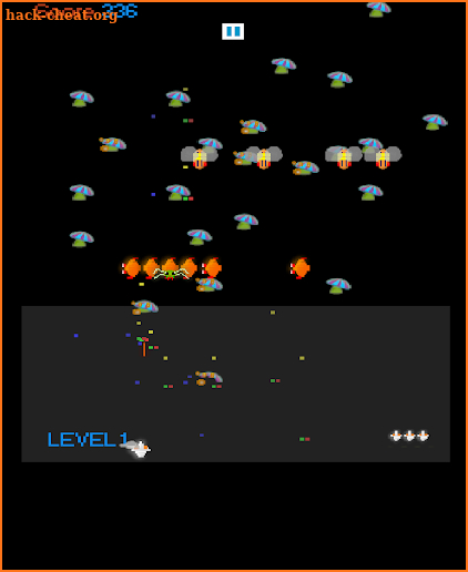 Milliplode - Millipede Shooter screenshot