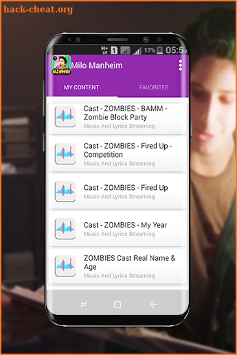 Milo Manheim - All Songs Zombies 2018 screenshot