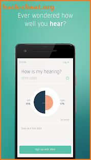 Mimi Hearing Test screenshot