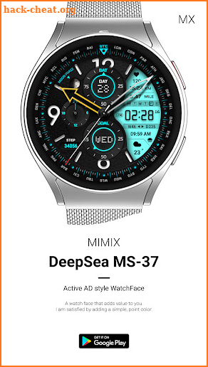 MIMIX Deepsea MS37 Watchface screenshot