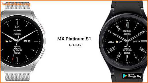 MIMIX MX Platinum S1 Watchface screenshot