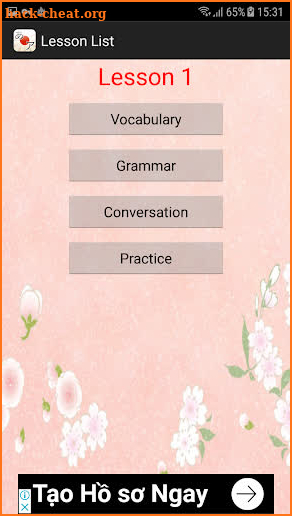 MinaNo Nihongo 50 Lessons screenshot