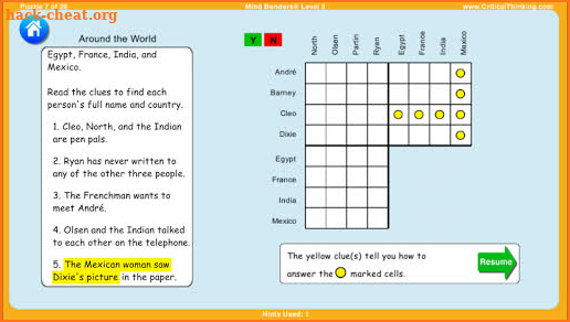 Mind Benders® Level 5 screenshot