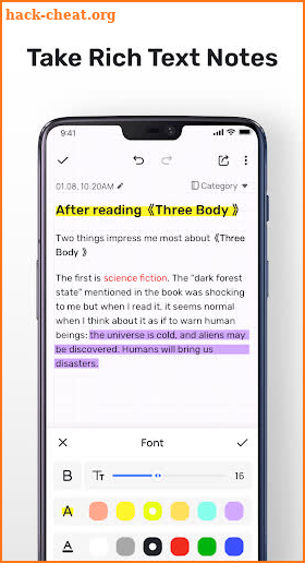 Mind Notes: Notebook Note Memo screenshot