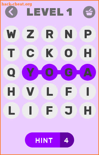 Mindfulness Word Hunt screenshot