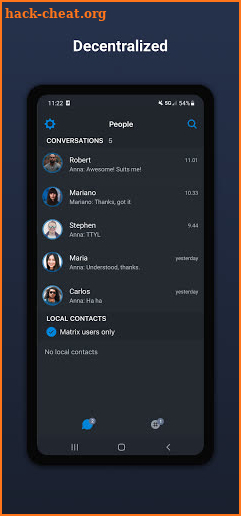 Minds Chat screenshot