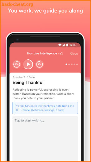 Mindshine - the Personal Growth Coach screenshot