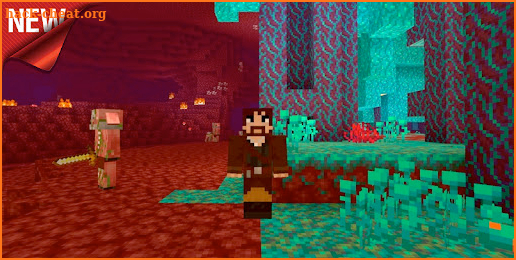 Minecraft-PE Nether Update Mod 2021 screenshot