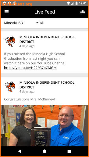 Mineola ISD, TX screenshot