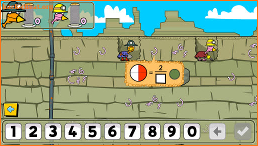 Miner Birds - Fractions screenshot