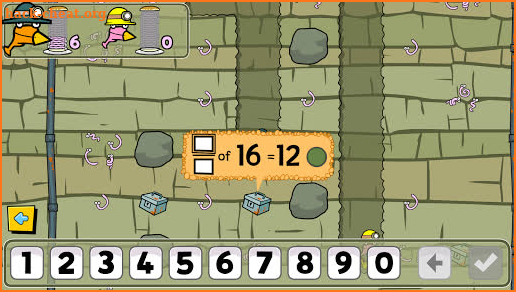 Miner Birds - Fractions screenshot