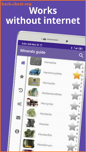 Minerals guide: Rocks, Crystals&Gemstone. Geology screenshot