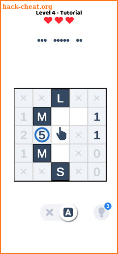 Minesweeper Words - Word Cross Puzzle screenshot