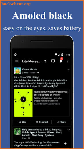 Mini Messenger for Facebook screenshot