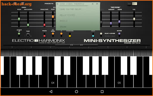 Mini Synthesizer screenshot