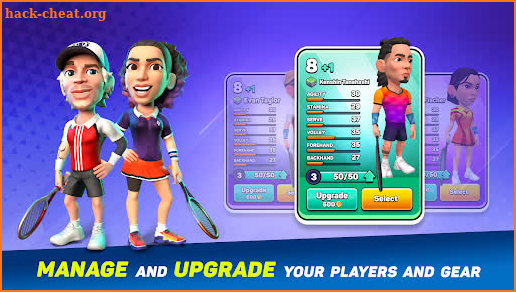 Mini Tennis: Clash & Smash screenshot