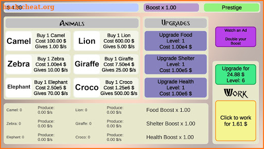 Mini Zoo Idle Clicker screenshot