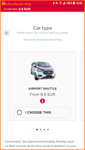 miniBUD - Airport Shuttle Services screenshot