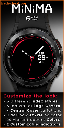 MiNiMA - analog watch face screenshot