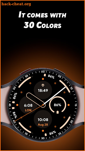 Minimal Analog 2 - Watch face screenshot