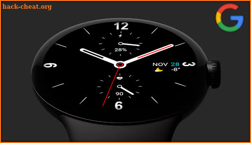 Minimal Analog Watchface screenshot