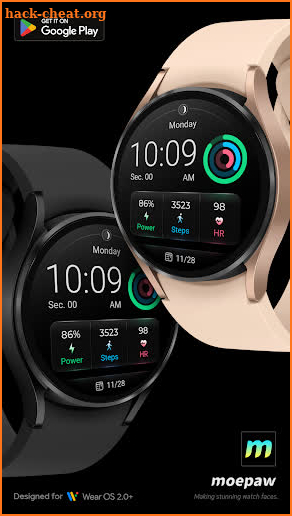 Minimal Dashboard Watch Face screenshot