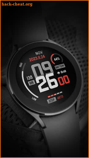 Minimal Digital Watch Face screenshot