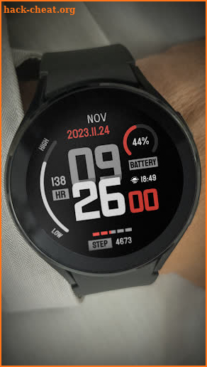 Minimal Digital Watch Face screenshot